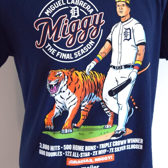 NWOT 2/$20 Detroit Tigers Baseball Miggy T-Shirt - Picture 2 of 6